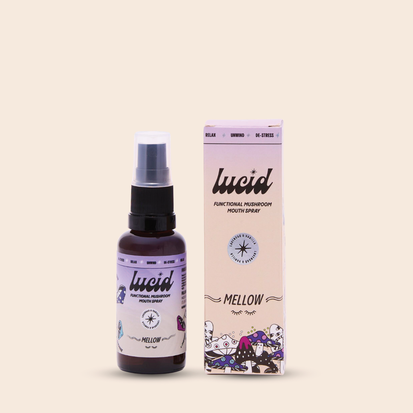 Lucid - MELLOW Functional Mushroom Mouthspray