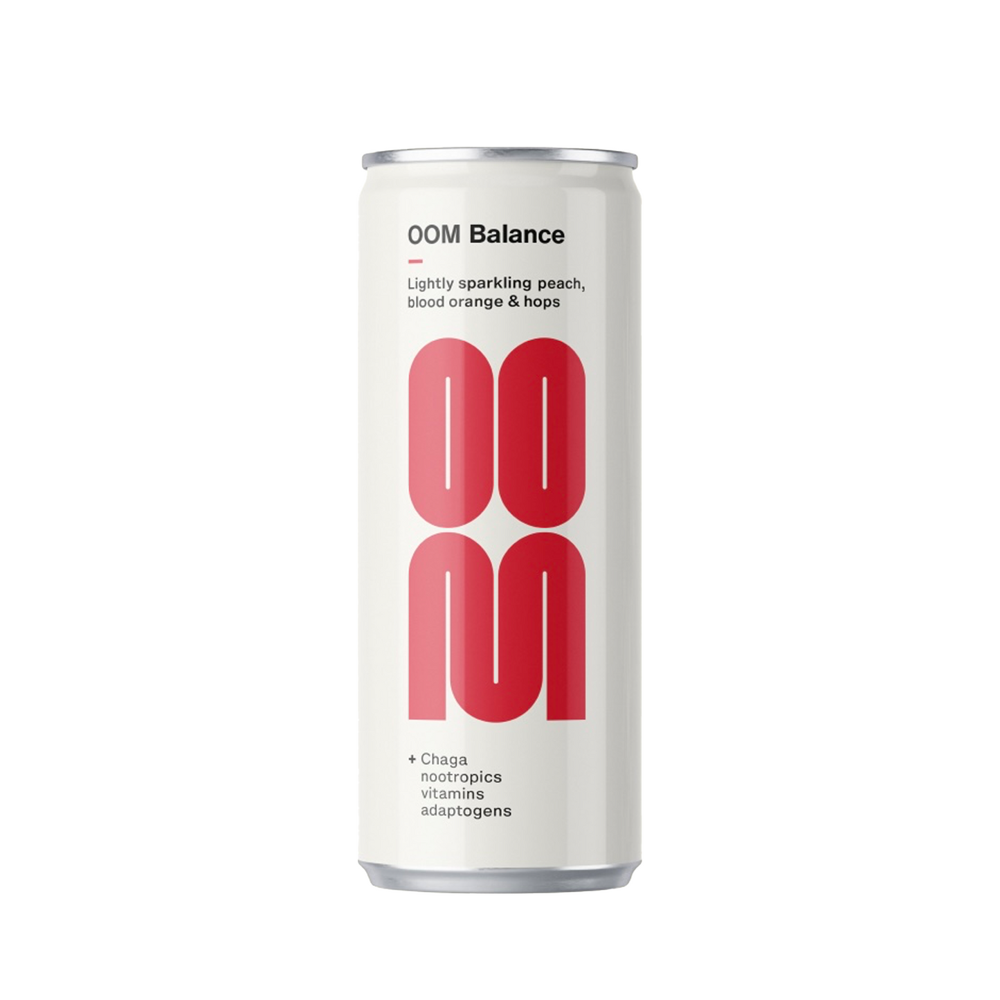 Oom - BALANCE Chaga Mushroom Drink (Peach, Blood Orange + Hops)