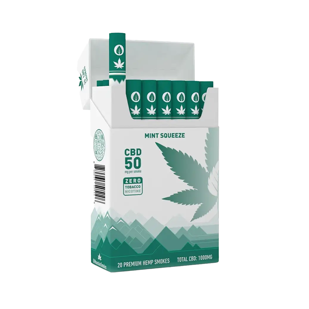 Mint Squeeze - CBD Hemp Smokes (20pc)