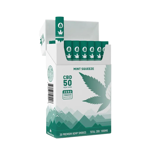 Mint Squeeze - CBD Hemp Smokes (20pc)