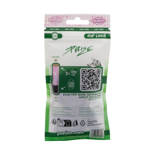 XTRA SLIM | Lilac - 50 Activated Carbon Filters (6mm)