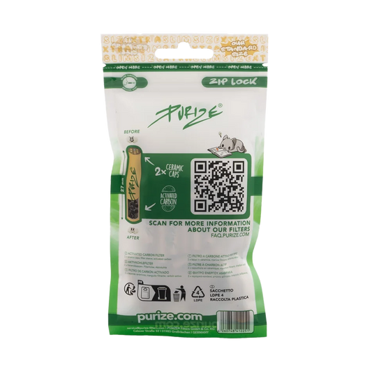 XTRA SLIM | Organic - 50 Activated Carbon Filters (6mm)