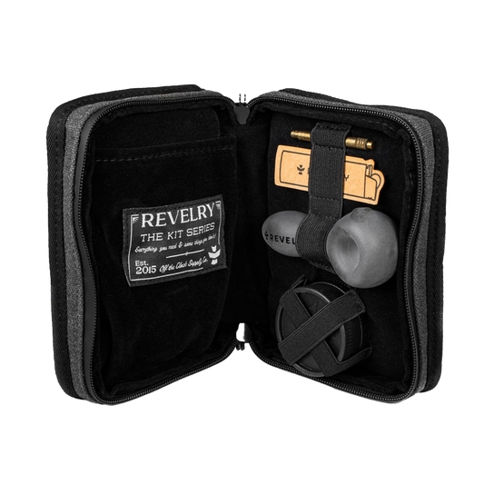 THE PIPE KIT | Smell Proof Storage with Glass Spoon Pipe + 2 Piece Grinder