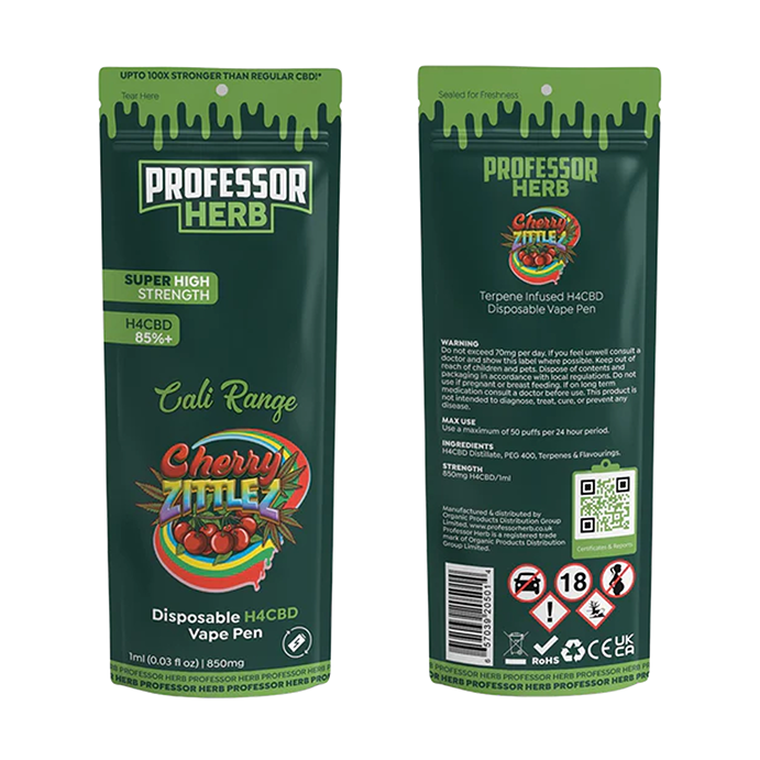 Professor Herb - Disposable H4CBD Vape Pen (850mg)