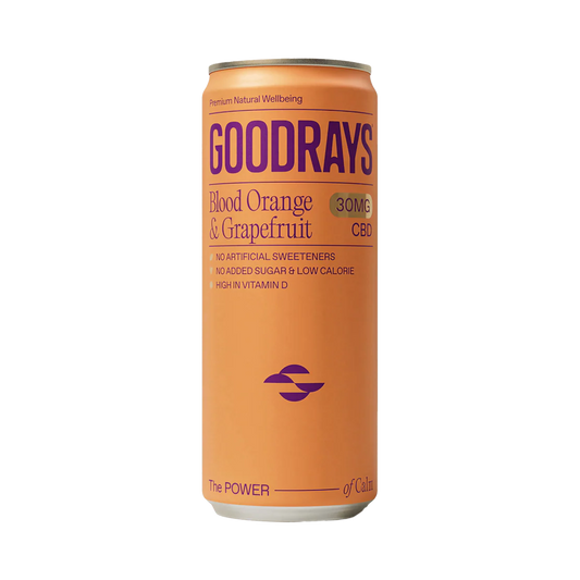 Blood Orange + Grapefruit - Sparkling CBD Drink (250ml)