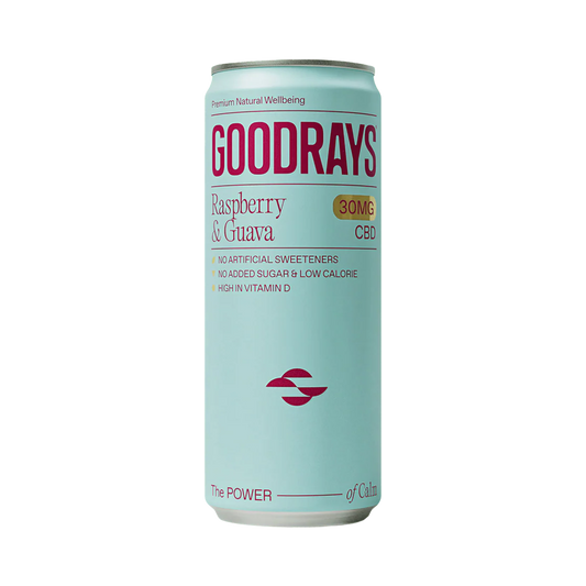 Raspberry + Guava - Sparkling CBD Drink (250ml)