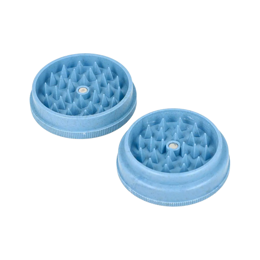 Blue 2 Piece Hemp Grinder
