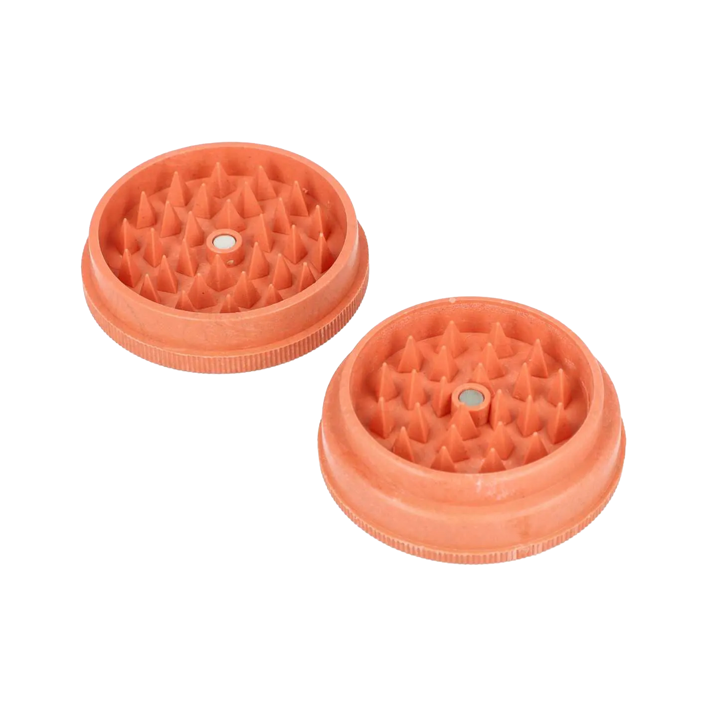 Orange - Medium 2 Piece Hemp Grinder
