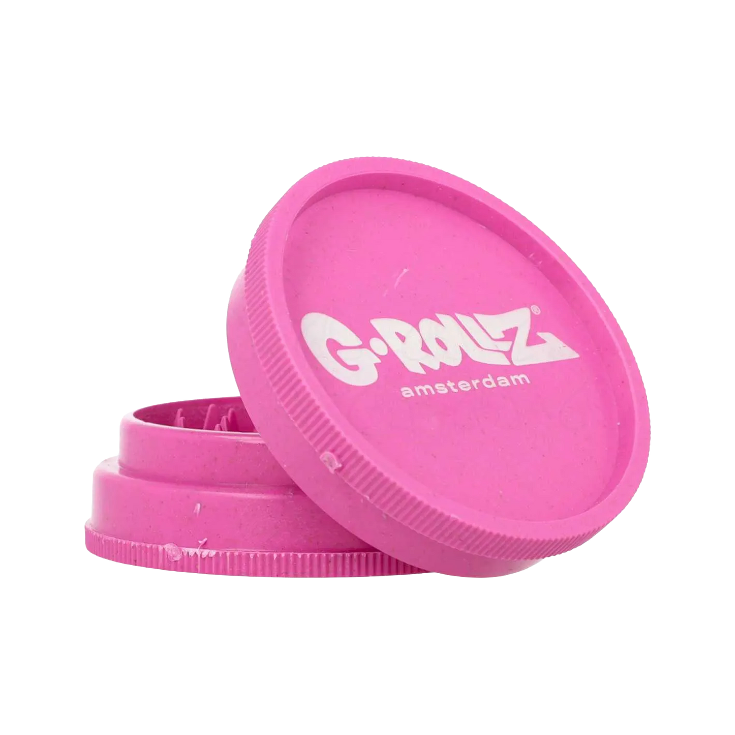 Pink - Medium 2 Piece Hemp Grinder