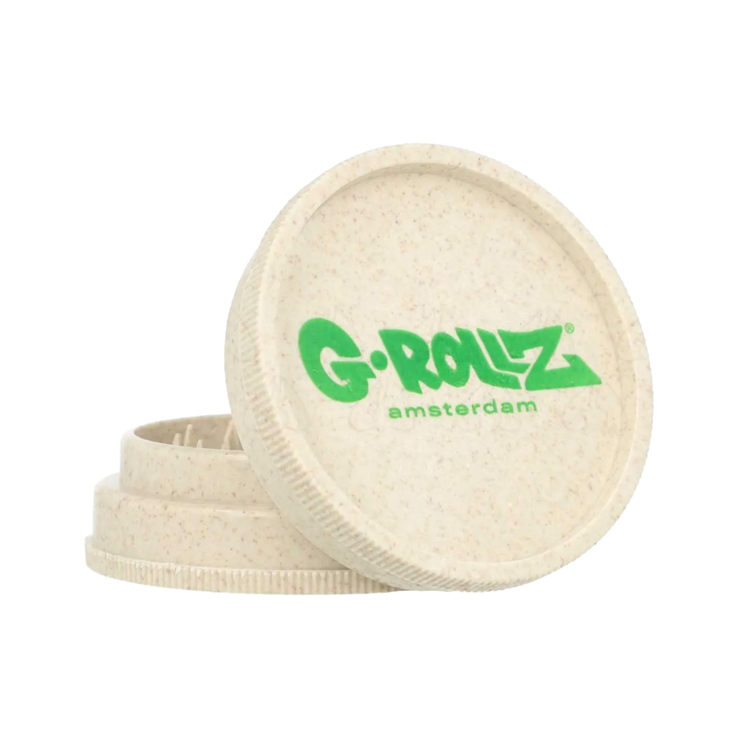 White - Medium 2 Piece Hemp Grinder