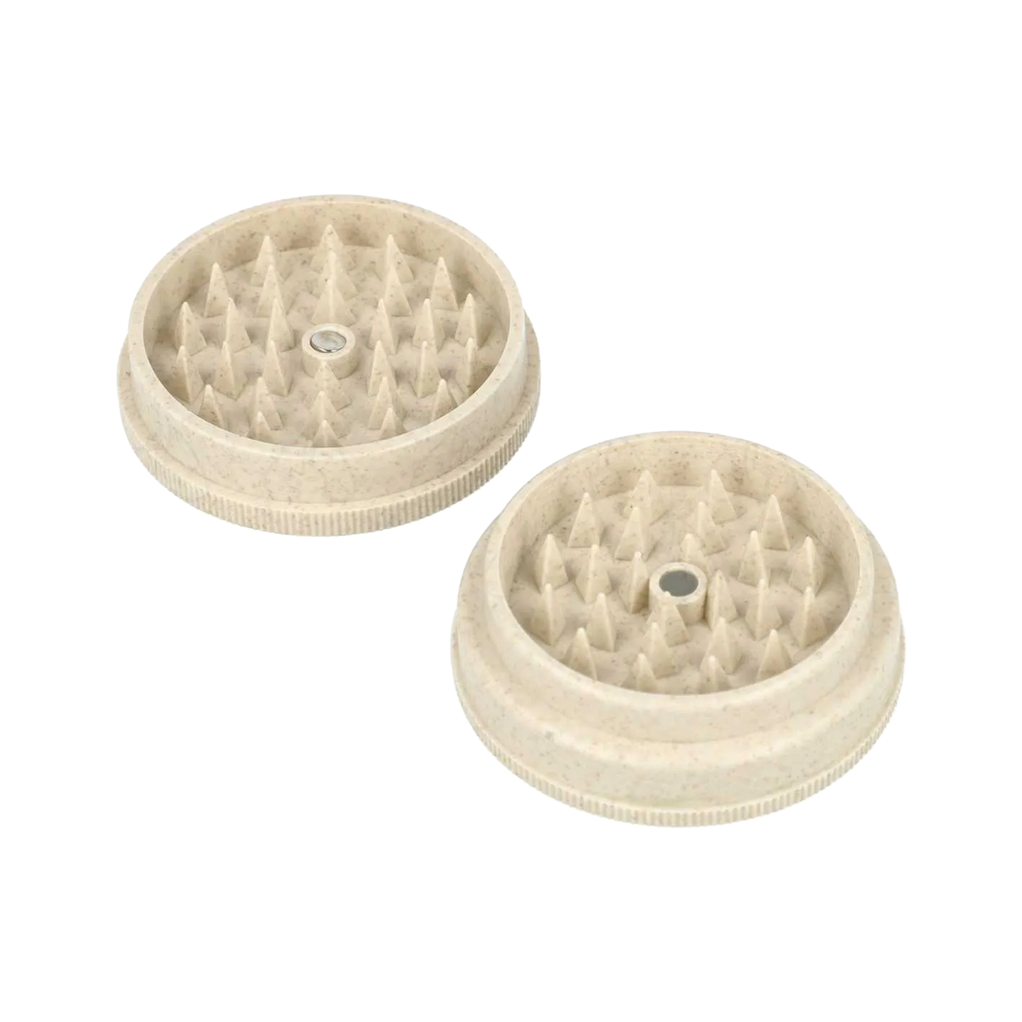 White - Medium 2 Piece Hemp Grinder