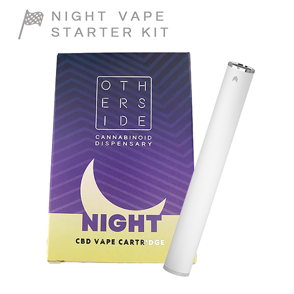 - Otherside - CBD Night Vape Starter Kit (510 Battery + Vape Cartridge)