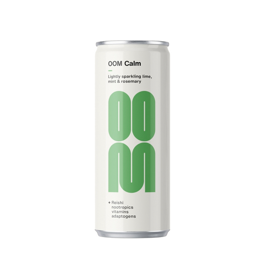 Oom - CALM Reishi Mushroom Drink (Lime, Mint + Rosemary)