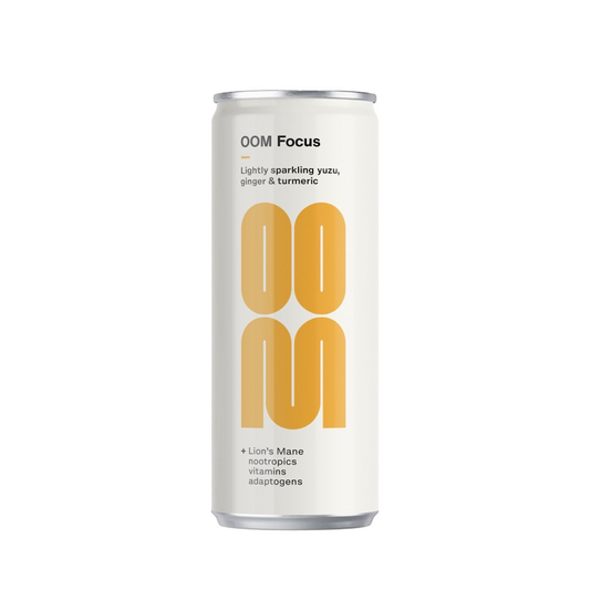 Oom - FOCUS Lion's Mane Mushroom Drink (Yuzu, Ginger + Turmeric)