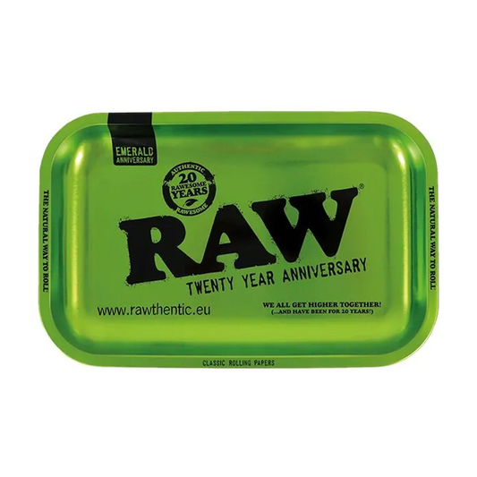 RAW - Emerald Green Rolling Tray (20 Year Anniversary)