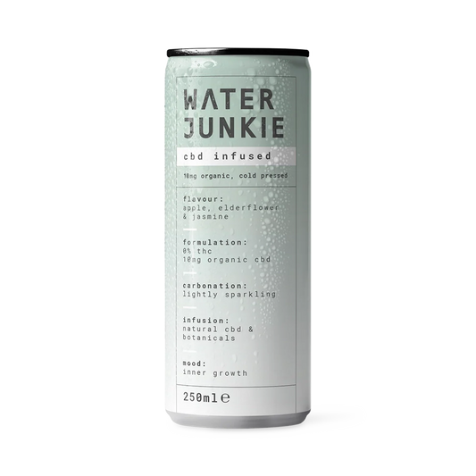 Apple, Elderflower + Jasmine - Sparkling CBD Drink (250ml)