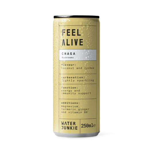 FEEL ALIVE |  Coconut + Lychee - Sparkling Mushroom Drink (250ml)
