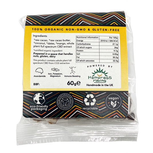 Otherside - Mango + Coconut CBD  Chocolate Bar